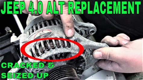 jeep alternator not charging